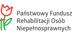 Logo PFRON — Państwowy Fundusz Rehabilitacji Osób Niepełnosprawnych